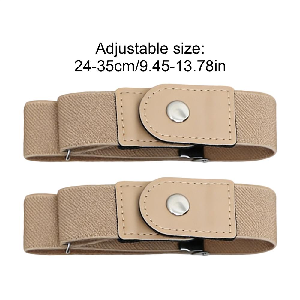 No Buckle Belt Adjustable Elastic Waist Band Invisible Belt Buckle-Free Belts for Women Men Jean Pants No Buckle Waist Belt