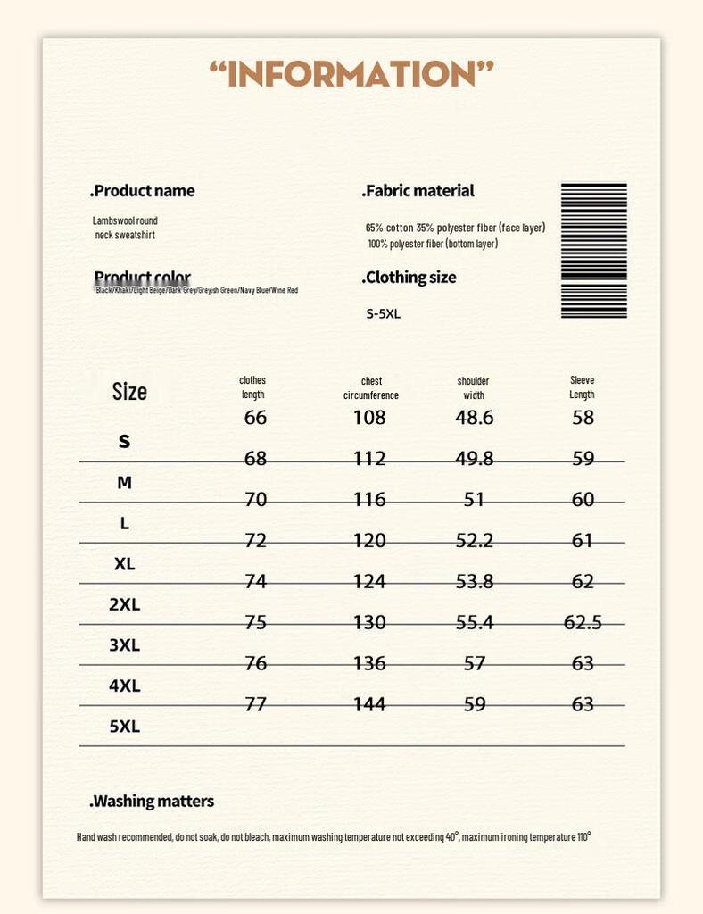 GENIOLAMODE Men's Fleece-Lined Pullover Sweatshirt