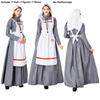 Medical Maxi Medieval Dress Women Fancy Halloween Cosplay Doctor Nurse Costume