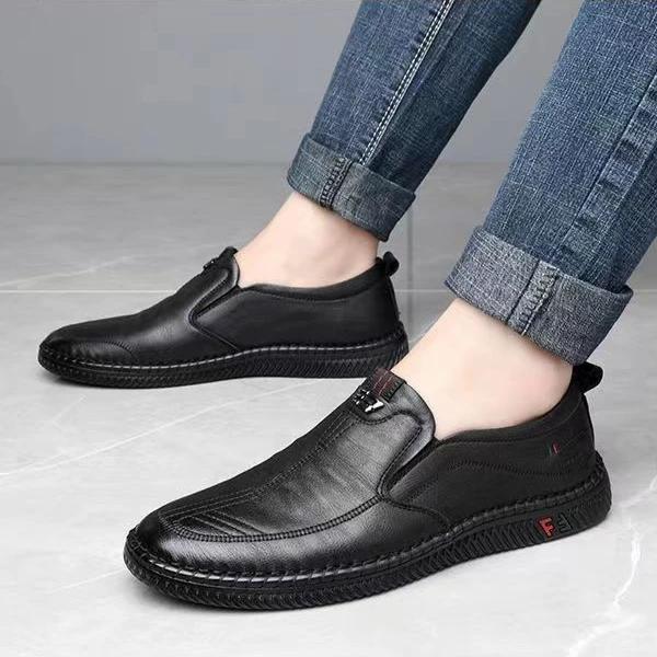 Pánská ležérní obuv Ručně vyráběná kožená obuv pro podnikání Pohodlná pracovní kancelářská obuv pro muže Mokasíny Nazouvací lodičky Lehká obuv pro řízení