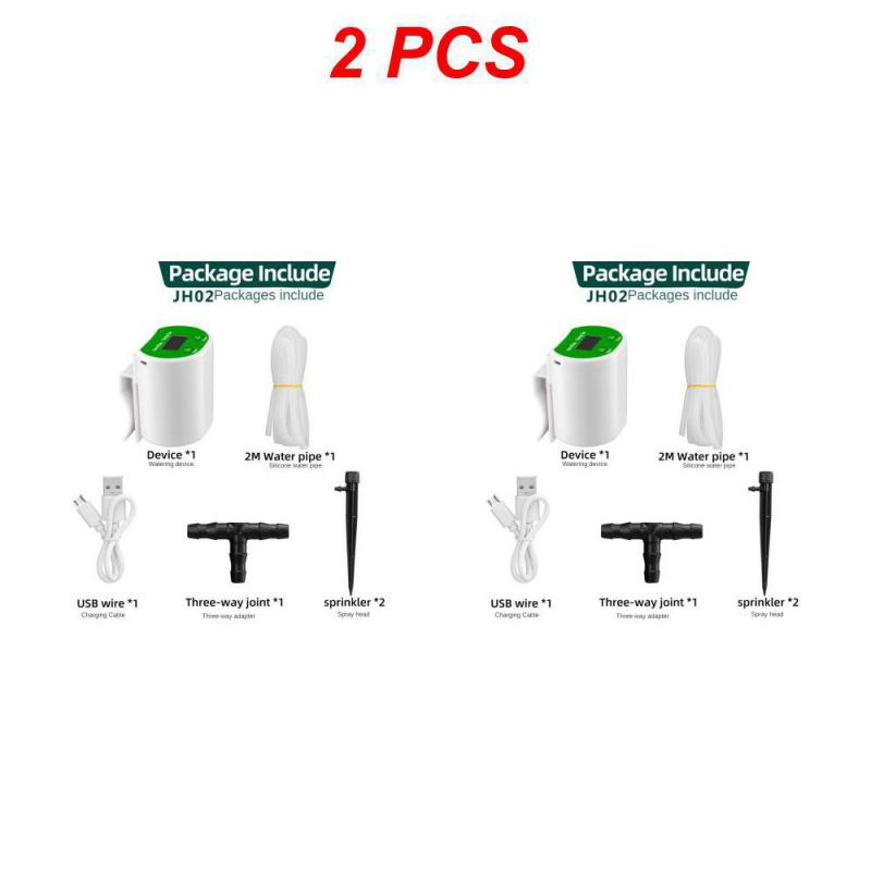 1/2PCS Auto Drip Irrigation System Intelligent Timing Automatic Watering Machine Large Waterer Sprinkler Plants Indoor