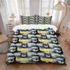 3pcs Batman Pattern Bedding Set, Soft Polyester Duvet Cover and Pillowcases Machine Washable Seasons All Suitable & Guest Room Decor322
