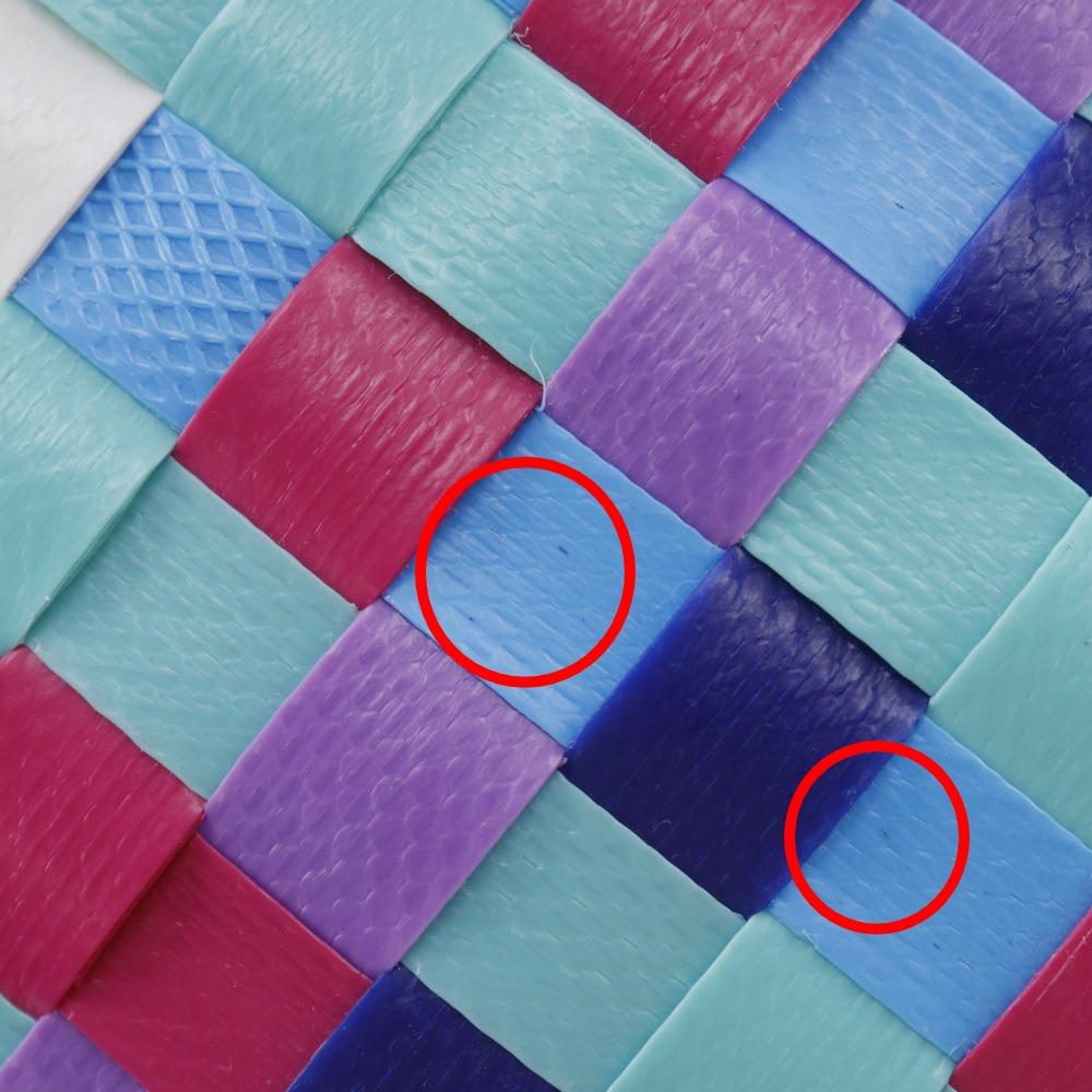 MARNI Pod Woven Bucket Handbag M00332 M00IW One handle Blue / multicolor polypropylene Women Used