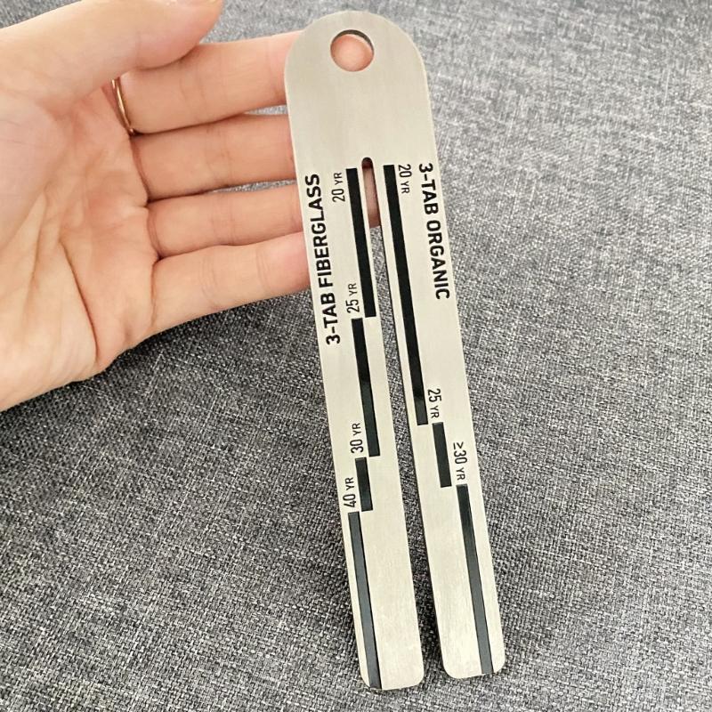 Upgraded 4/09 Shingle Gauge Measuring Tool for Roof Shingle Shingle Gauge Roofing Tools & Equipment for Measuring