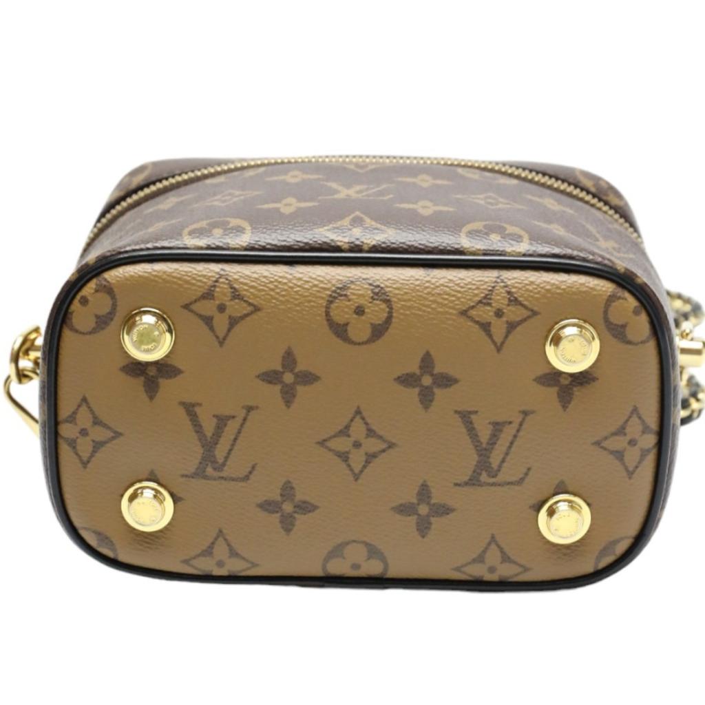 LOUIS VUITTON Monogram Vanity NV PM Shoulder Bag Monogram canvas Brown M45165 Used