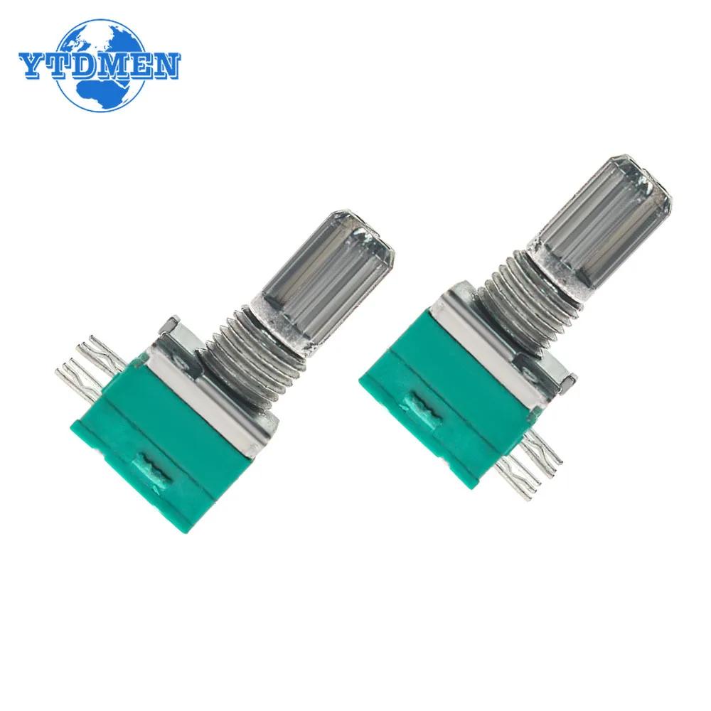 5PCS RK097NS RK097 Potentiometer B10K B5K B100K B1K B50K B20K 500K Shaft 15mm 6Pin Audio Amplifier Sealing Potentiometers Kit