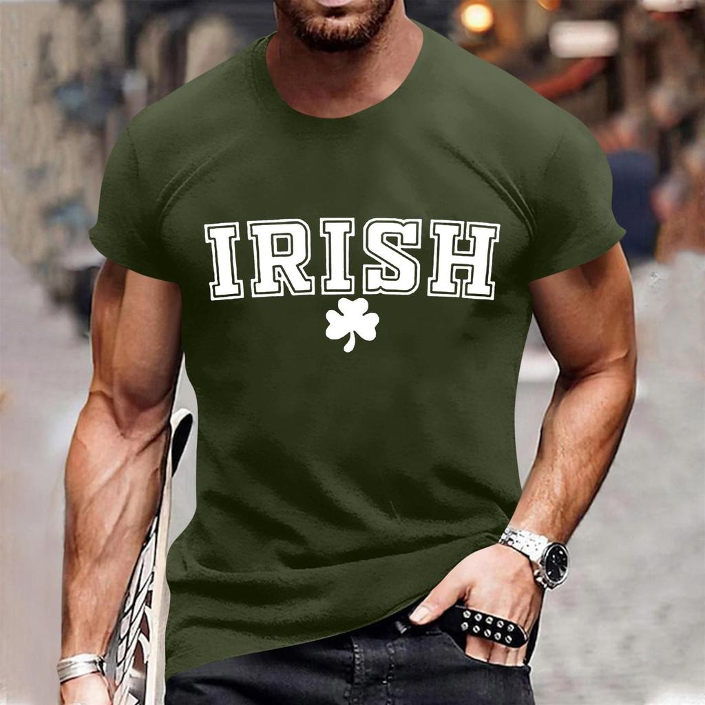 Camiseta masculina da moda, roupa casual de rua de manga curta