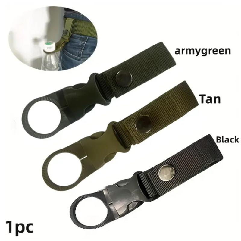 Nylon Backpack Buckle Carabiner Outdoor Mountaineering Water Cup Holder Hiking Camping Accessories Backpack Supplies