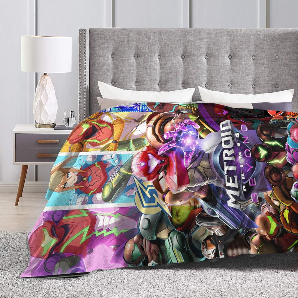 Metroids hero game Blanket Ultra-Soft Fleece Cozy Gifts  Throw Blankets Rug Piece