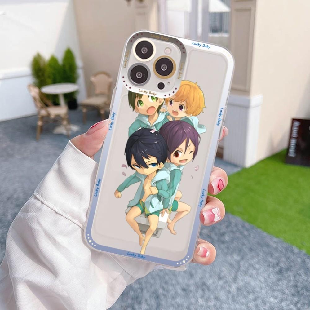 Free anime Phone Case For Redmi 7 8 9 A For Redmi Note 5 7 8 9 10 11 Pro Max 4G 5G Funfas