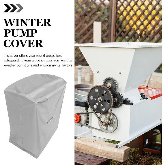 BESPORTBLE Woodchipper Shredder Mulcher Cover, Leaf Mulcher Cover Waterproof Oxford Cover Heavy-Duty Shredder Mulcher Cover for Garden Equipment