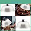 Pot Sandwiches Lids Round Steak Cover Stainless Steel Hamburger Lid Burger Cover Kitchen Cooking