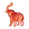 Carina Statuetta Elefante in Vetro di Cristallo, Regalo da Collezione per Amante degli Elefanti Statua Animale Ornamento per Decorazioni Domestiche