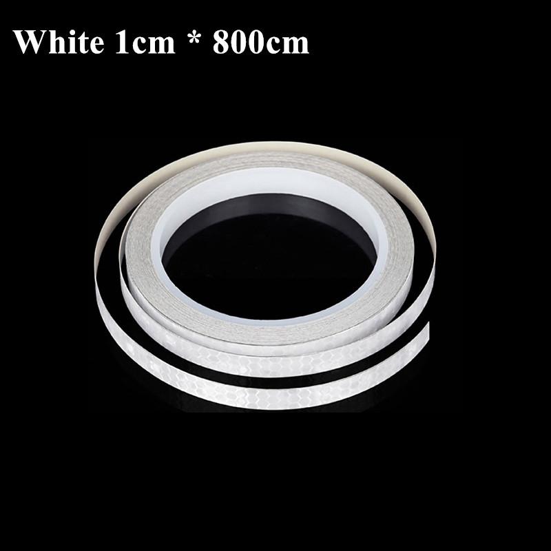 

800см Автомобильные светоотражающие наклейки Мотоцикл Велосипед Светоотражатель Предупреждение о безопасности Наклейка на обод Лента Автоаксессуары 7 цветов Украшение автомобиля