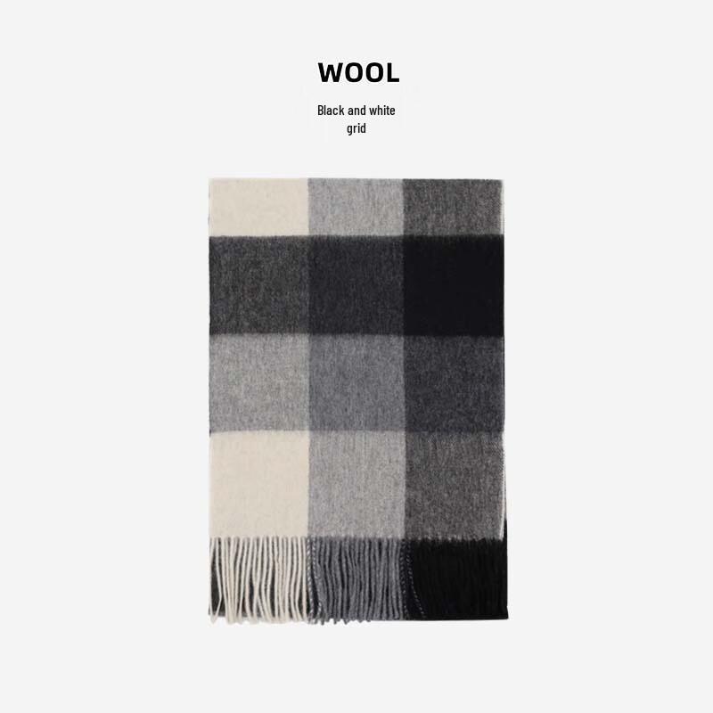 CEENIU Premium Plaid Wool Scarf