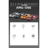 Modello di auto sportiva in lega Benzs One in scala 1/18 Diecast Metallo Concept Veicoli da corsa Modello di auto Simulazione suono e luce Giocattoli per bambini Regalo
