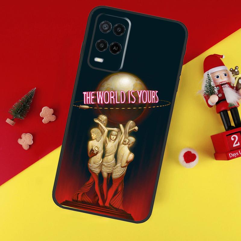 Scarface The World Is Yours Custodia Per Oppo A5 A6 Pro A15 A57 A17 A54 A74 A94 A76 A16 A96 A40 A60 A80 A18 A38 A58 A78 A98