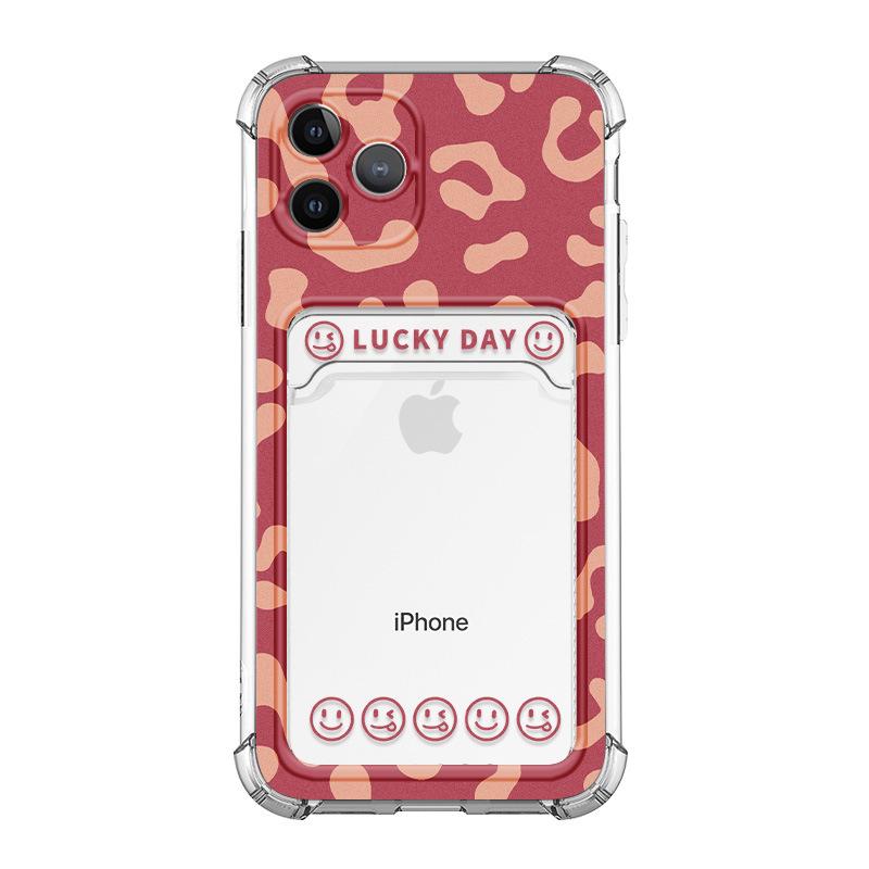 

Чехол-картхолдер Zhitai для iPhone 16, совместимый с Apple XS Max и моделями 6-14, дизайн «Счастливый цветок» iPhone 11 Pro