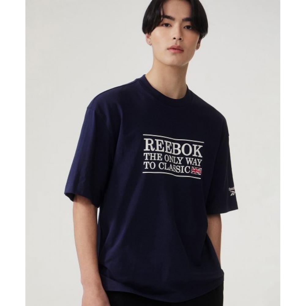 

ФУТБОЛКА REEBOK CLASSIC ПИСЬМО ТЕМНО-СИНЯЯ