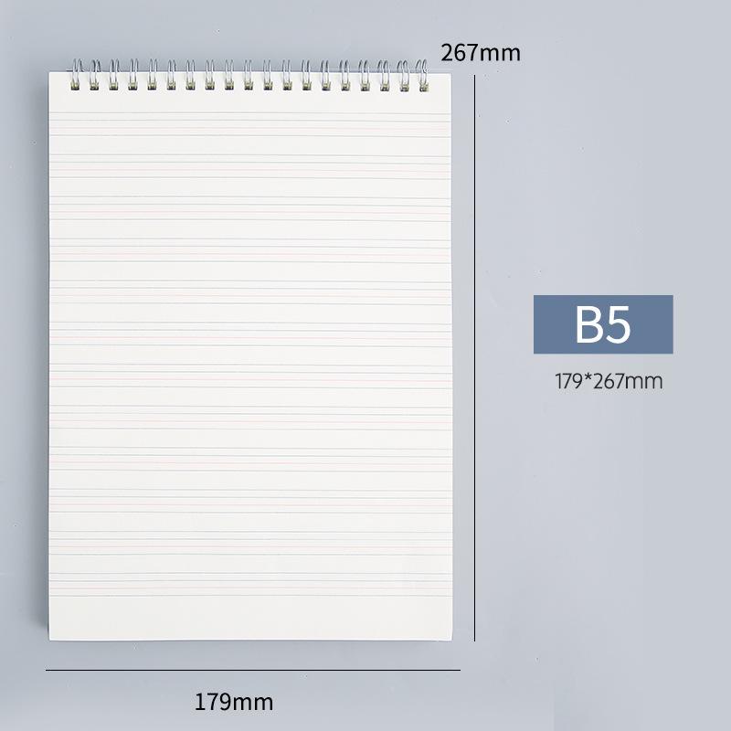 Flip-up English Vocabulary Notebook, Thickened B5 and A5 Planner