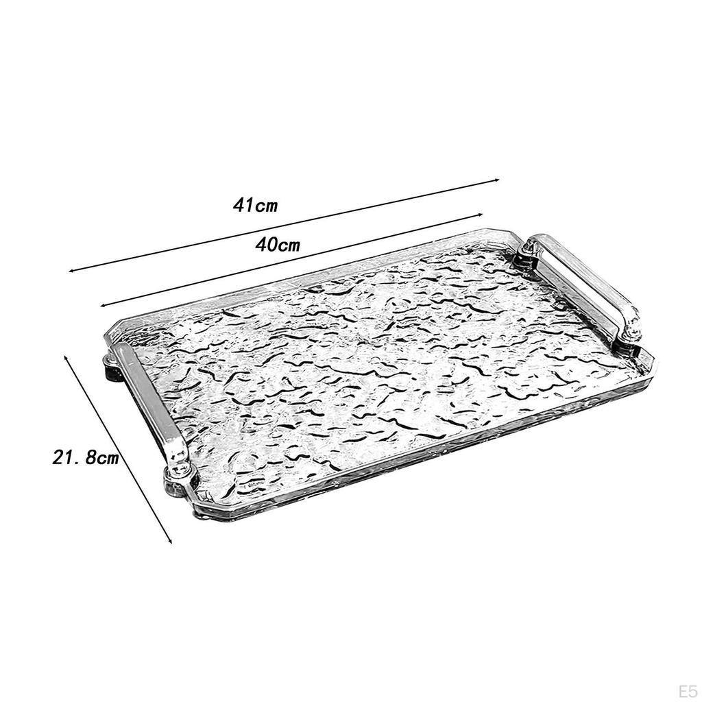 Elegant Rectangular Tray for Home Organization And Entertaining