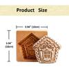 Wooden Cookie Molds, Carved Wooden Biscuit Mold Baking Cookie Mold Wooden Kitchen Cookie Cutter Embossing Press Stamp Molds Gingerbread Mold DIY