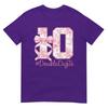 10th Birthday Girl Pink Coquette Bow 10 Year Old Aesthetic Tshirt