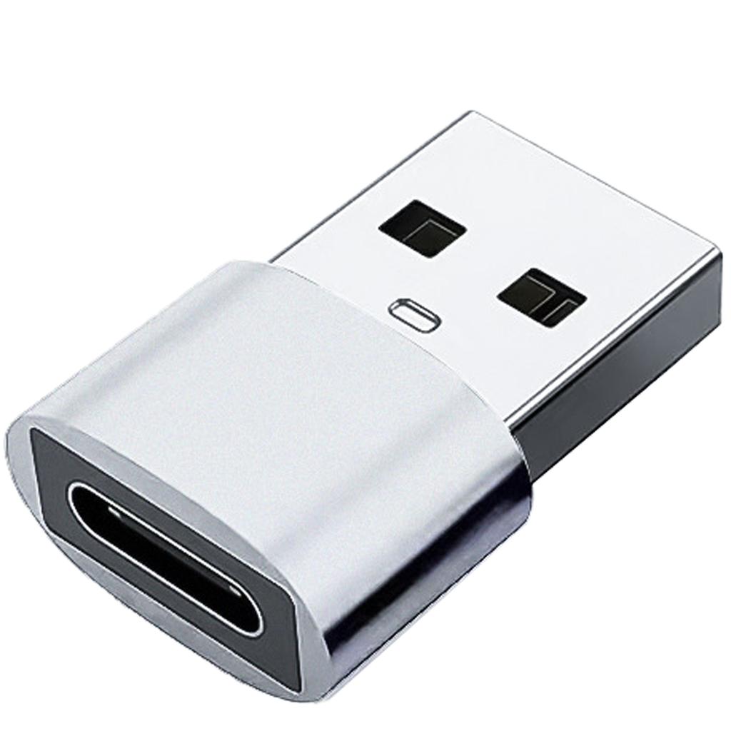 Metal USB Type C Female To USB2.0 Male Adapters 10Gbps Data Converters OTG Adapters for Phone Laptops
