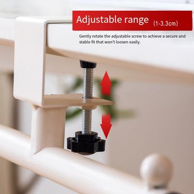Yousheng Desk Mount Hook Backpack Hanger Strong Load-bearing Simple Installation Adjustable Clamp-on Under-Desk Hanger Hook