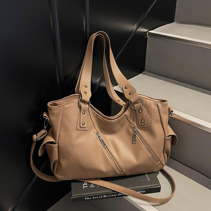 Simple Women's Handbag-PU Leather Material Fashionable Shoulder Bag with Large Capacity and Multiple Compartments Suitable for Daily and Holiday Gifts