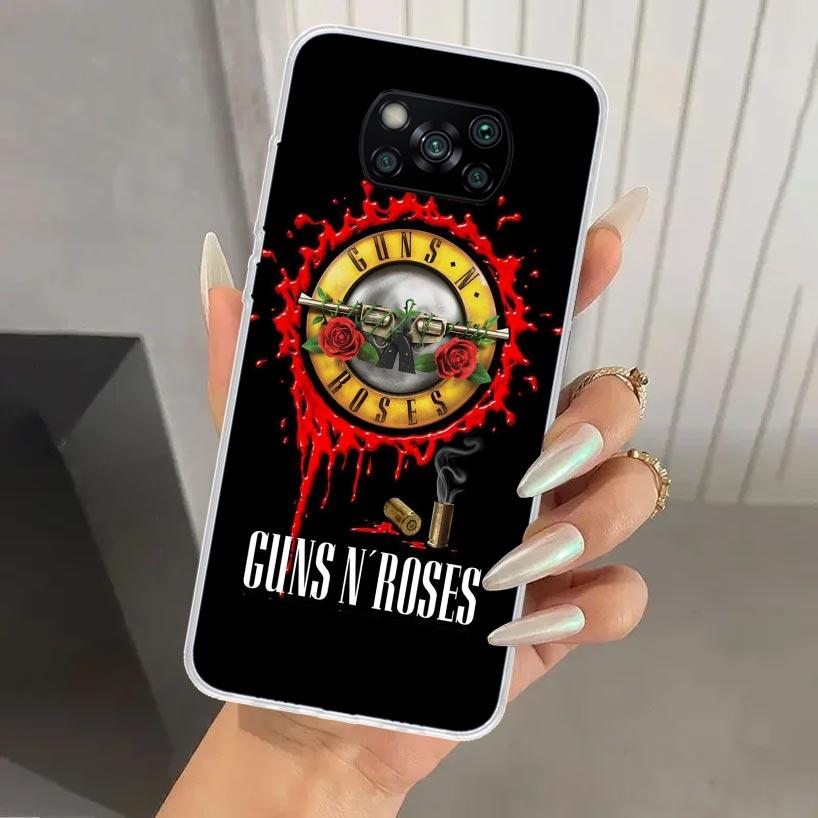 Guns N Roses Good Time Phone Case for Xiaomi Poco X7 X6 X5 X4 X3 Nfc F7 Ultra F6 F5 Pro F4 GT F3 M6 M5S M4 M3 Soft Print Shell P