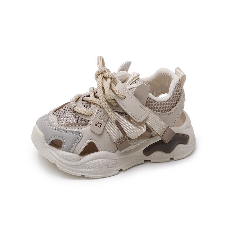 Girls shoes children's sports dad shoes 2025 boys sandals spring middle and older children baby casual soft sole breathable