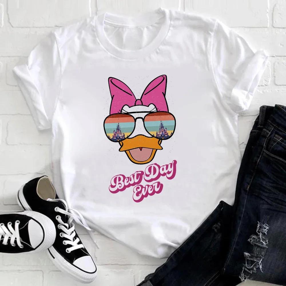 Kawaii T-shirt Cartoon Little Mermaid Print Short Sleeve T Shirt Fashion Streetwear Fashion Unisex Clothing Tops