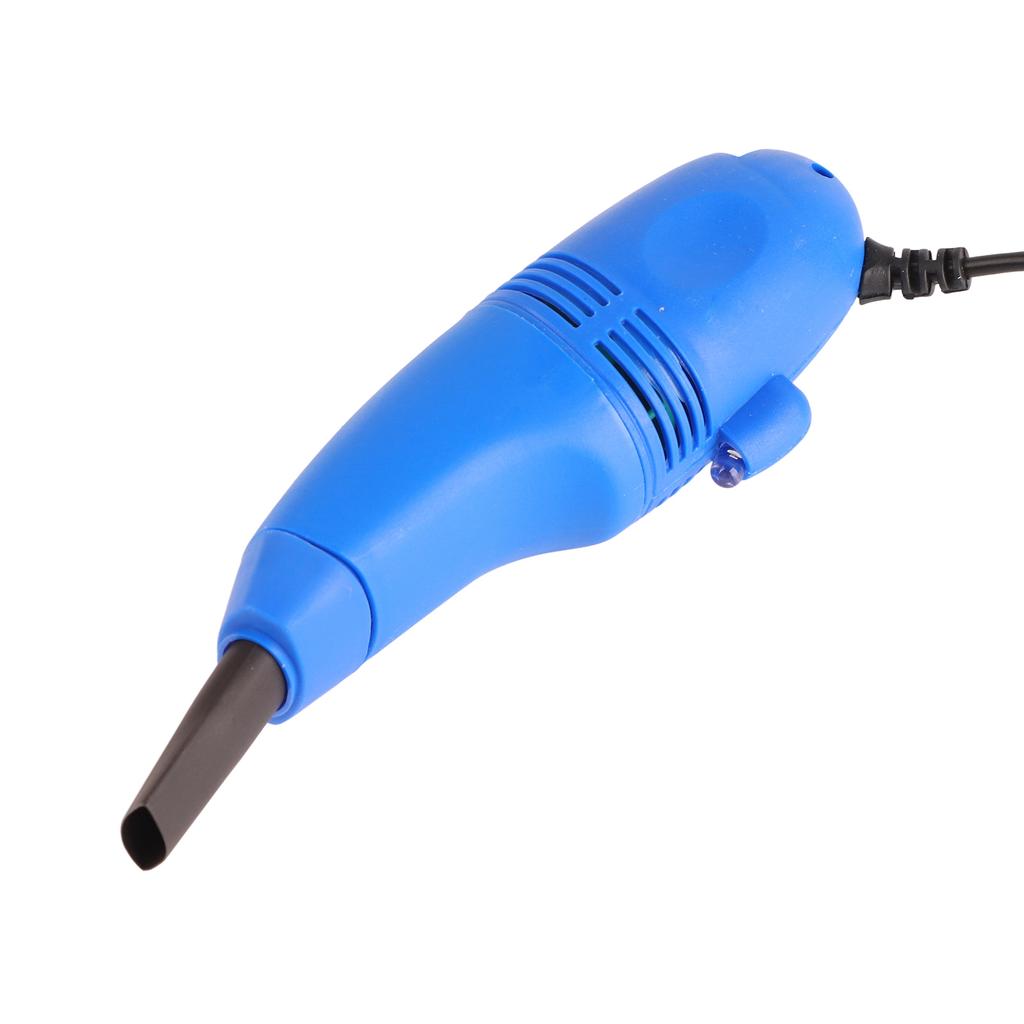 Mini Nail Dust Collector Negative Pressure Large Suction Nail Dust Vacuum Machine for Keyboard Blue