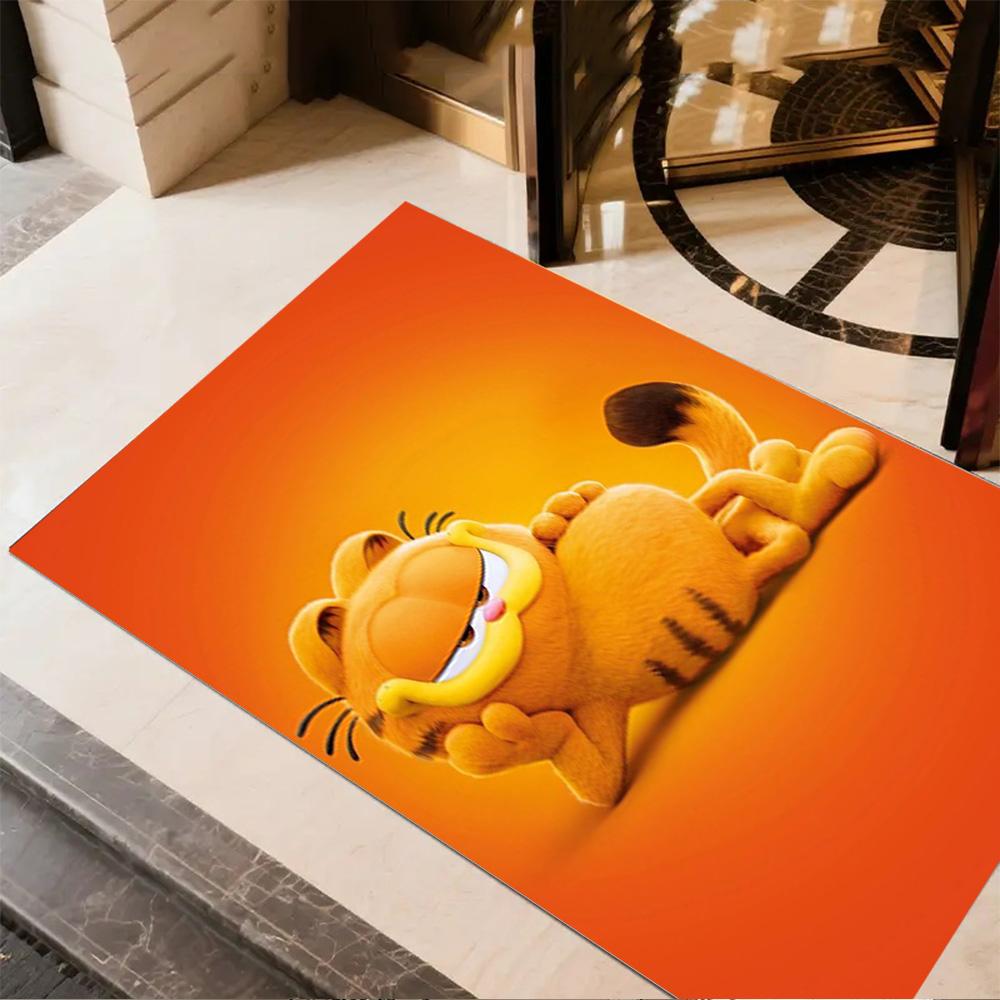 Garfield's Cozy Adventure Floor Rug Office Rug Suitable for Game Room Outdoor Bedrooms Entryway Antislip Carpet Anime Office Decor
