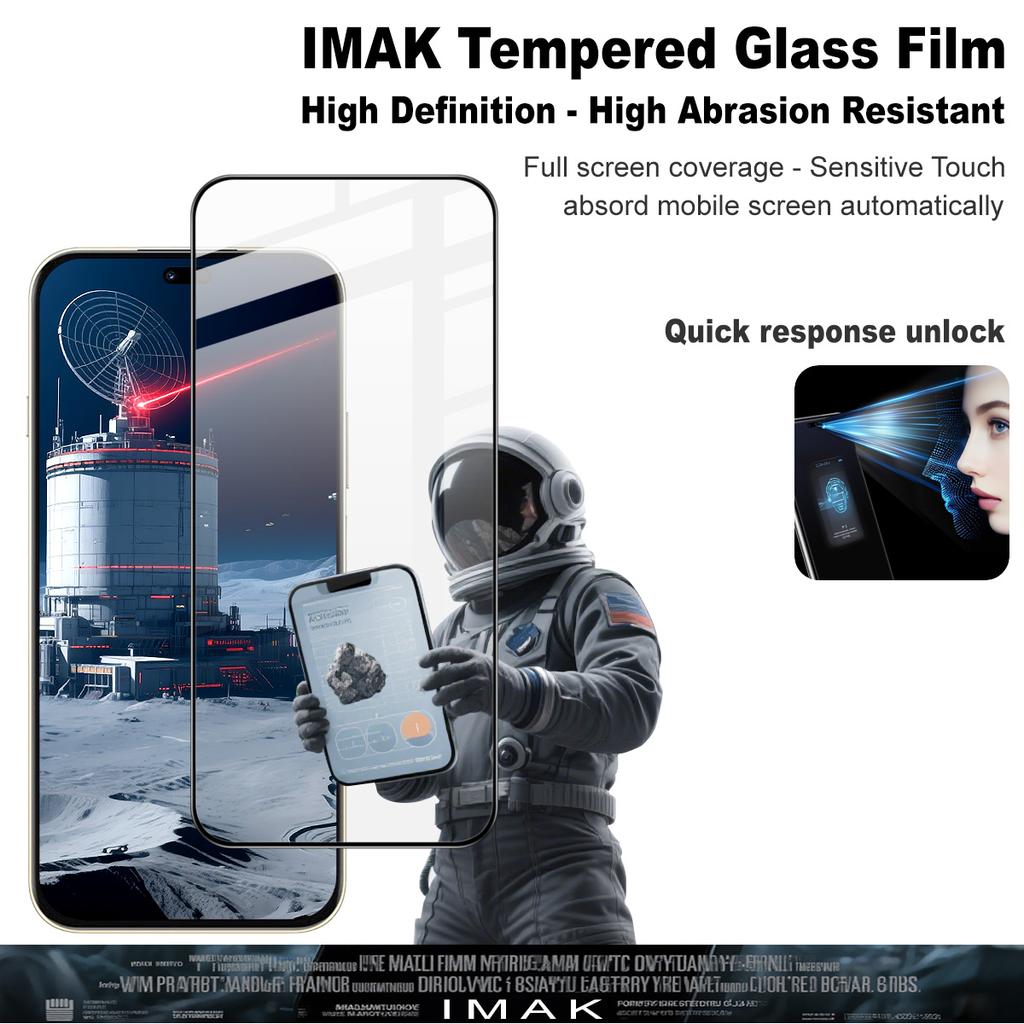 IMAK Pro+ Serie Für Huawei Maimang 40 5G Gehärtetes Glas Vollbildschirmschutz Empfindliche Touchfolie