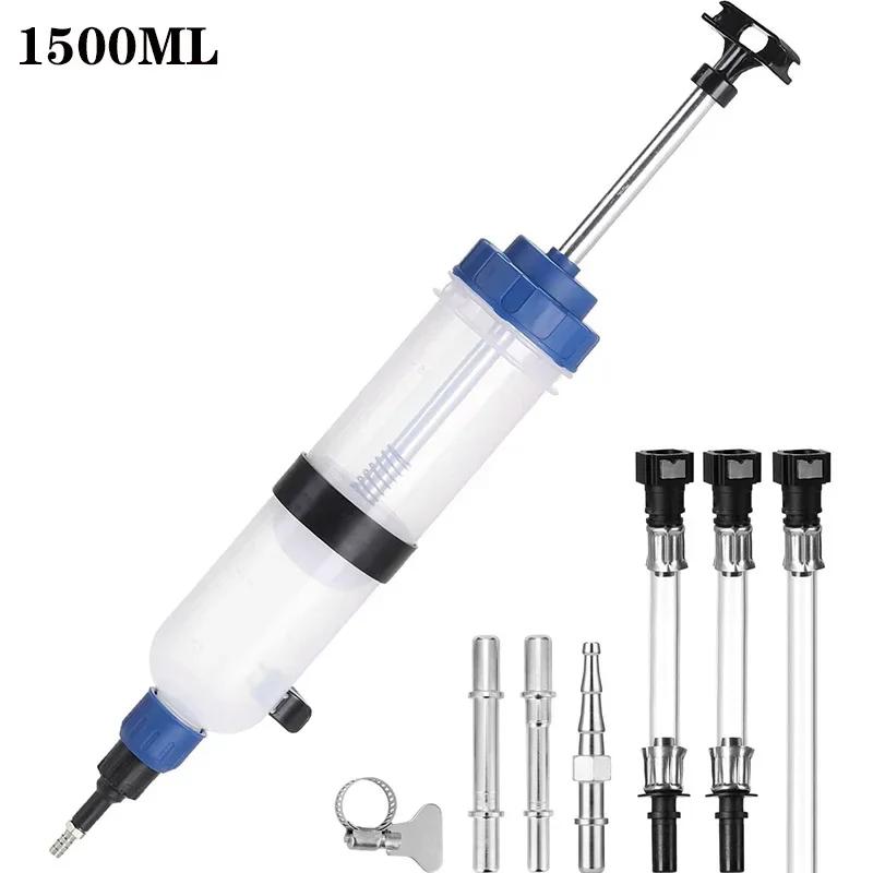Car Oil Fluid Extractor Siphon Pump Brake Fluid Syringe Pump Auto Manual Suction Vacuum Fuel Transfer Hand Pump Dispenser