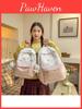 Cute Cartoon Cat Backpack For Girls With Nylon Material And Large Capacity For School And Travel