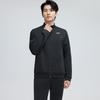 Li Ning Badminton Series Logo Collar Loose Long Sleeve Elastic Waist Long Pants Casual Sports Suit Unisex Suit Black AWEU035-1