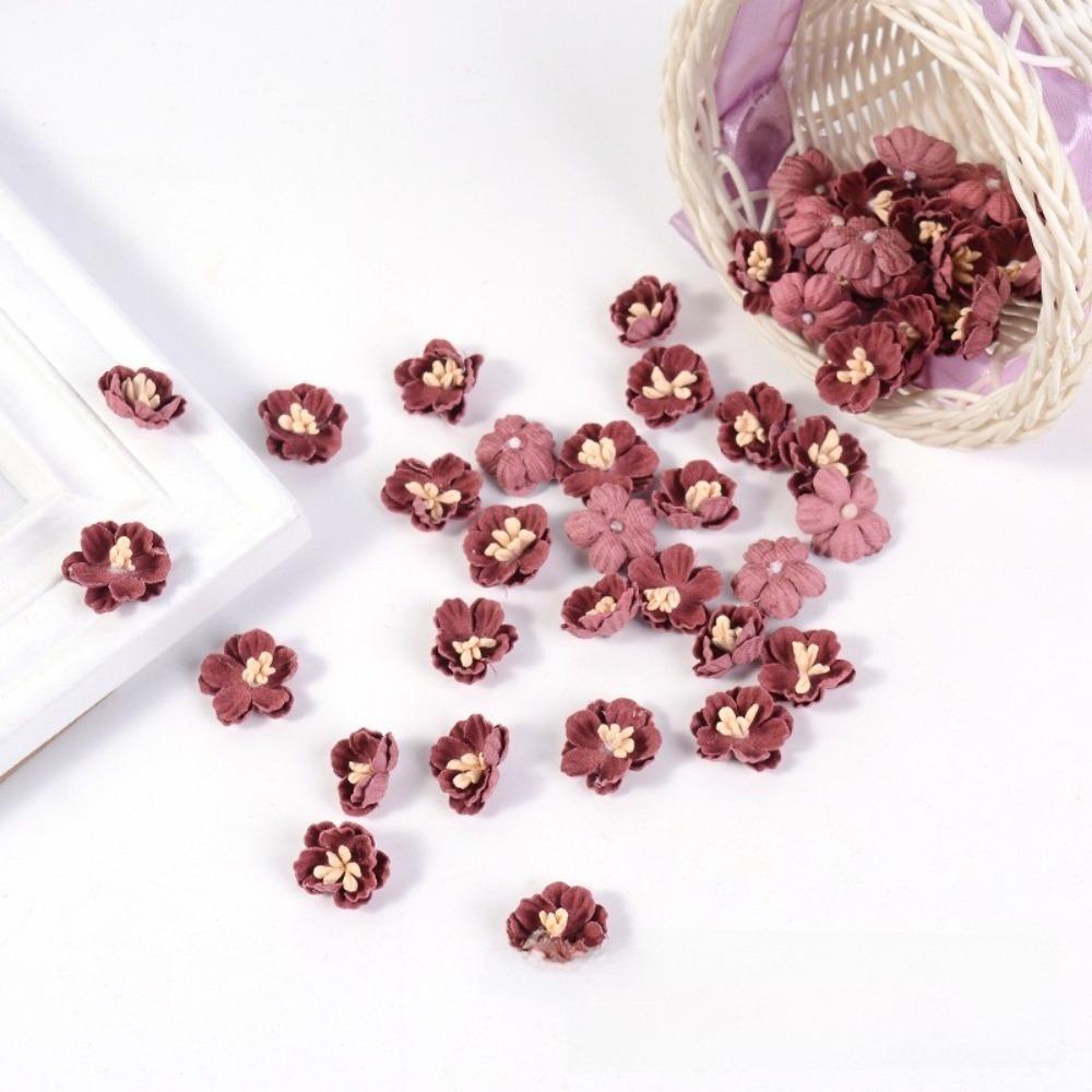 10Pcs Flower Wreath Artificial Rose Flowers Flower Hairpin DIY Wedding Flowers For Wedding Decor 1