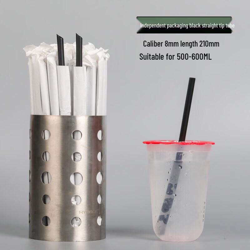Long Thin Disposable Plastic Drinking Straws