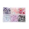 60g/Box Mixed Colorful Glass Crystal Crushed Stone Beads for DIY Resin Fillers Material Jewelry Making Accessories Nail Crafts