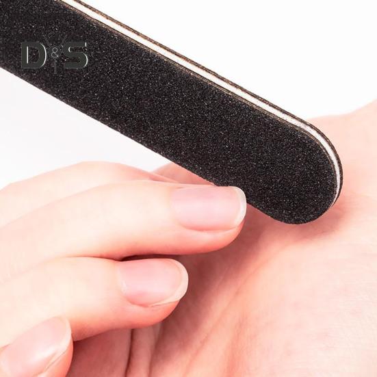 20/100 szt. Pilniki do paznokci drewniane o gradacji 100/180, kompaktowe, przenośne, wielofunkcyjne, jednorazowe pilniki do paznokci, zestaw narzędzi do manicure