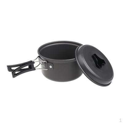 Alu Campingtopf Outdoor Picknick Hinterhof Kochutensil Suppe Nudeln