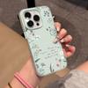 Ins English Wildflower Suitable for Apple 16/17promax Mobile Phone Case iPhone15 Skin Feeling 12 Matte 14 Women 13