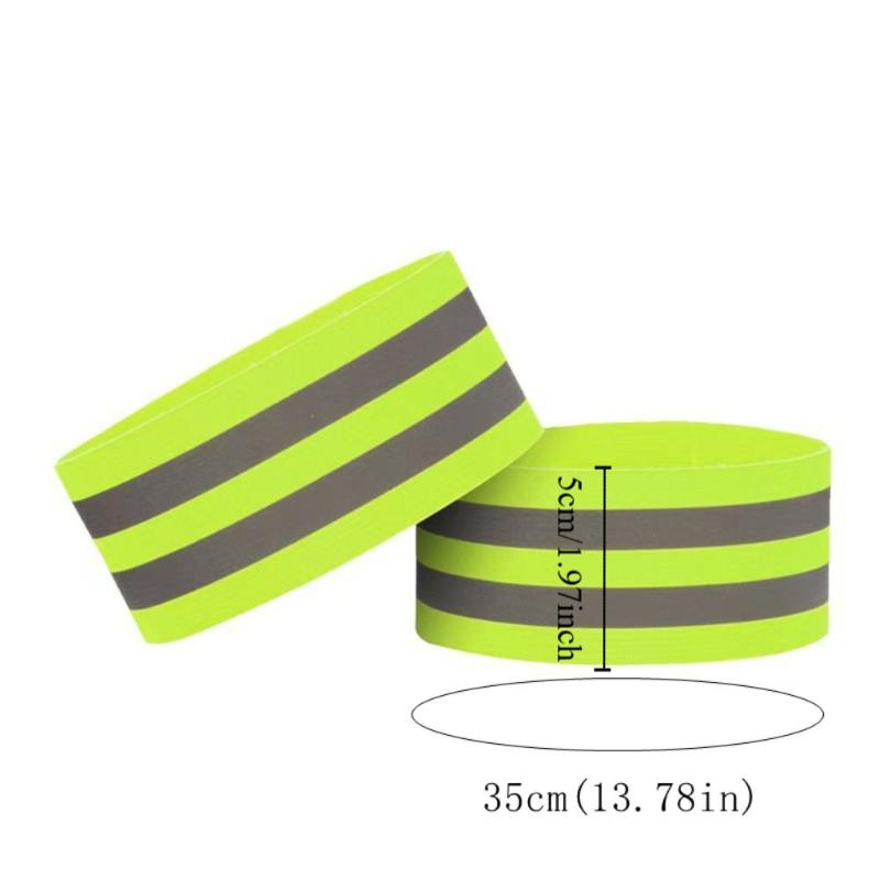 8PCS Multifunctional High Visibility Reflect Straps Safety Reflector Tape  Night Walking