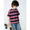 Children's Brand Export Clothing 2026 Summer New Style Kids' 95% Cotton Short-Sleeve T-Shirt Korean Style Colorful Thick Stripes