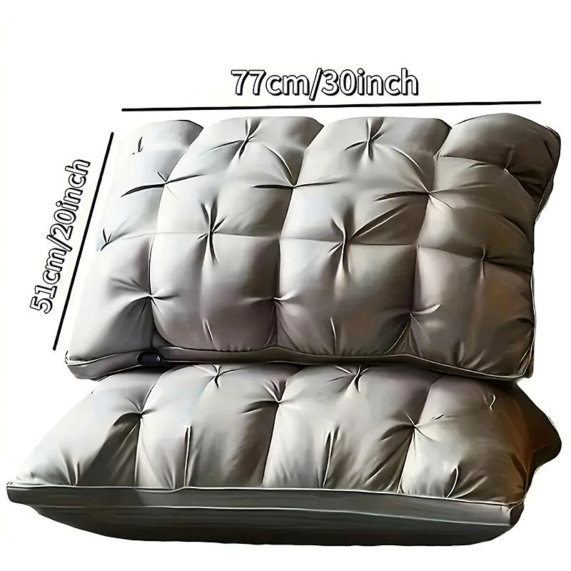 US Warehouse Shipped!Luxurious 5-Star Hotel Quality Pillow.Support Non-Collapse .High Pillow Core For All Seasons,sound Sleep.