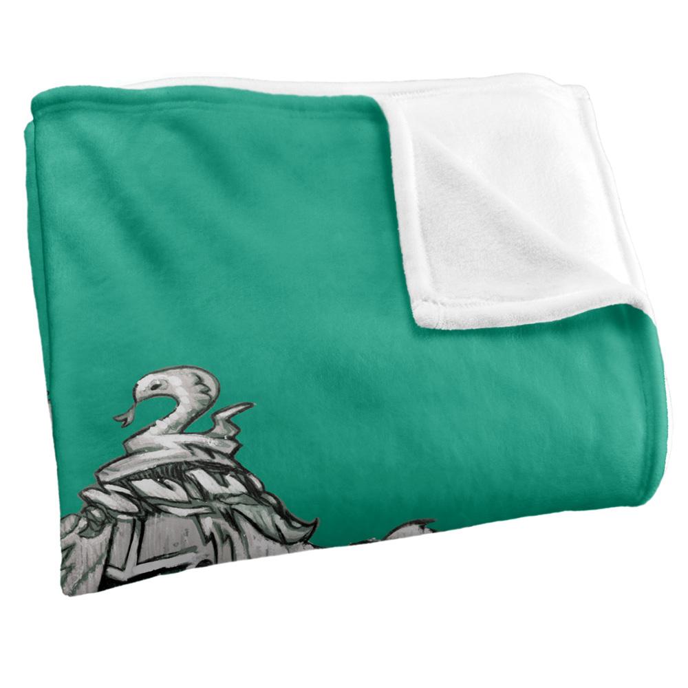 Harry Potter Slytherin Stitched Crest Blanket