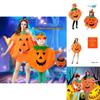 Soft And Comfortable Halloween Pumpkin Clothes With Shoes And Hat